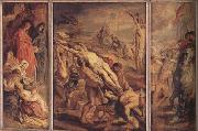 Peter Paul Rubens The Raising of the Cross (mk01) Sweden oil painting artist